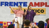 Beatriz Paredes (der.) y Xóchitl Gálvez, el pasado 26 de agosto.