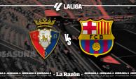 Osasuna y Barcelona se enfrentan en la Jornada 4 de LaLiga de España