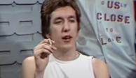 Steve Jones, cofundador de Sex Pistols, durante una polémica entrevista de televisión en “Today” de Bill Grundy
