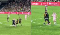 Yassine Cheuko, guardaespaldas de Messi, detuvo a un aficionado que intentó abrazarlo