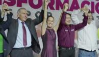 Encuestas de Morena dan triunfo a Claudia Sheinbaum para ser candidata rumbo al 2024.