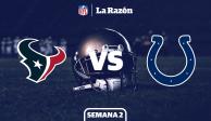 Los Houston Texans y los Indianapolis Colts se enfrentan en la Semana 2 de la NFL