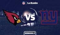 Arizona Cardinals vs New York Giants | Semana 2 NFL