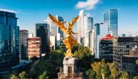 El Ángel de la Independencia en la Ciudad de México.