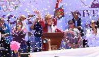 Gobernadora Lorena Cuéllar reúne a más de 24 mil personas en el festejo realizado en el estadio Tlahuicole