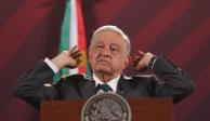 Andrés Manuel López Obrador, presidente de México, ofreció su conferencia de prensa este miércoles 27 de septiembre del 2023, desde Palacio Nacional, en la CDMX.