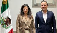 Manolo Jiménez se reúne con Luisa María Alcalde para abordar seguridad, salud y migración