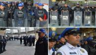 Más de 2 mil policías resguardan seguridad de aficionados al futbol en el Estadio Azteca