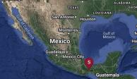 Se registra sismo magnitud preliminar 6.3 al noroeste de Matías Romero, Oaxaca