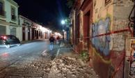 Todo quedó en algunos daños materiales en Oaxaca.