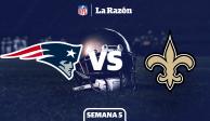New England Patriots vs New Orleans Saints | Semana 5 NFL