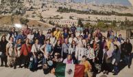 Grupo de nayaritas que viajó a Israel.