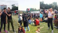 Este sábado miles de personas se reunieron en CU para apreciar el eclipse solar.