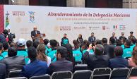 AMLO abandera a la delegación mexicana que participará en los Juegos Panamericanos 2023 en Santiago de Chile