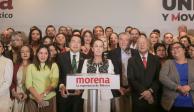 Aspirantes de Morena a 9 gubernaturas afirman que respetarán los resultados que arrojen las encuestas del partido.