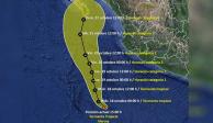 Nace la tormenta tropical Norma en el Océano Pacífico al suroeste de las costas de Michoacán