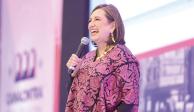 La Senadora panista durante el evento de la Canacintra, ayer.