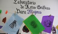 Laboratorio de Artes Gráficas de mujeres del Centro de Artes y Oficios.