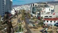 La zona Diamante  de Acapulco, devastada por el huracán Otis.