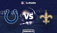 Indianapolis Colts vs New Orleans Saints | Semana 8 NFL