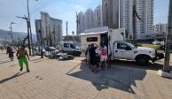 Caravana con consultorio móvil y ambulancia despliega atención de emergencia en San Luis Potosí.