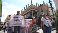 La última marcha registrada en favor del PJF, el domingo pasado, en Guanajuato.