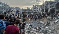 Israel lanza ofensiva contra Hamas y bombardea campo de refugiados en Gaza.