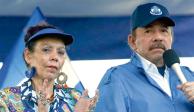 La vicepresidenta Rosario Murillo y el presidente de Nicaragua, Daniel Ortega, en foto de archivo.