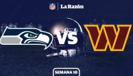Seahawks vs Washington, en la Semana 10 de la NFL