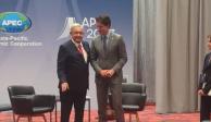 AMLO y Justin Trudeau dialogan sobre migración e inversiones.