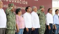 Mauricio Vila y López Obrador inauguran el Gran Parque 'La Plancha', en Mérida