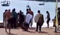 Tiburón ataca a mujer en playa de Jalisco.