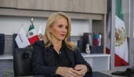 La presidenta municipal de Huixquilucan, Estado de México, Romina Contreras Carrasco, concedió ayer una entrevista a La Razón. Aquí, en imagen de archivo.