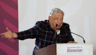 Andrés Manuel López Obrador,&nbsp;presidente de México, acompañó a la gobernadora Delfina Gómez: Encabezaron el evento Programas para el Bienestar, en Toluca como parte de su gira durante este 10 de diciembre de 2023.