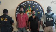 Detienen a 2 sujetos por homicidio de policías de Ometepec, Guerrero.