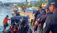 Fiscalía de Guerrero y SEMAR realizan búsqueda de persona desaparecida en la Isla 'La Roqueta'