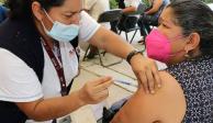 Ayer continuaron las jornadas de vacunación contra Covid-19 en la alcaldía Iztapalapa.