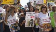 Manifestación de padres de familia y grupos religiosos contra los libros de texto, en Monterrey, NL, en agosto pasado.