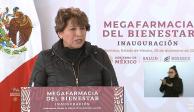 Delfina Gómez, gobernadora del Estado de México, este viernes 29 de diciembre del 2023.