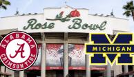 En la edición 110 del Rose Bowl, Michigan Wolverines es favorito ante Alabama Crimson Tide