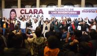 Clara Brugada rumbo a las elecciones de junio de este año.