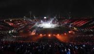 El Estadio de Santiago durante la ceremonia de inauguración de los Juegos Panamericanos 2023.