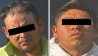 Presuntos integrantes de La Familia Michoacana detenidos en Texcaltitlán.