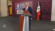 Andrés Manuel López Obrador este lunes 2 de enero del 2024.