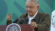 Andrés Manuel López Obrador en conferencia de prensa.