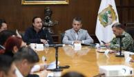El gobernador Manolo Jiménez Salinas encabezó la reunión de la mesa de Coordinación Estatal para la Construcción de Paz y Seguridad.