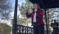 La precandidata de Morena a la gubernatura de Guanajuato se expresó mediante un video.