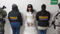 Detienen a "novia" en Estado de México por su presunta participación en delito de extorsión.