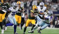 Una acción del Green Bay Packers vs Dallas Cowboys, ronda de comodines de la NFL