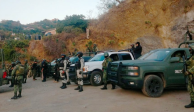 Continúan los operativos de búsqueda de los desaparecidos por grupo armado Tepetlapa, Buenavista de Cuéllar, Guerrero.